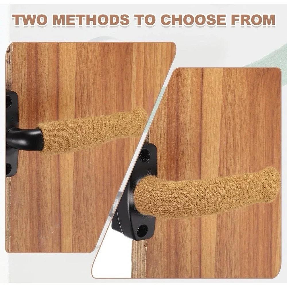 60pc Door Handle Covers Knitted Knob Protector Anti-Scald Stretch Fit Heat Cold